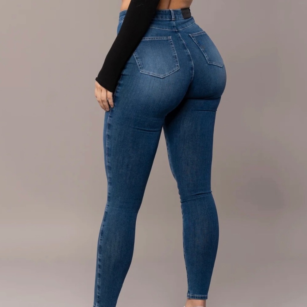 FIT Jeans- 360 High Waisted XS Sapphire Blue